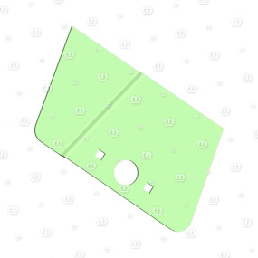 Deckblech links Krone