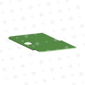 Deckblech links Krone