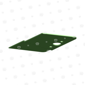 Deckblech links Krone