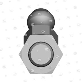 Kegelschmiern. H2/S M6 Krone