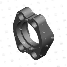 Sae-Flanschhälfte Paar, 1" A3G Krone 9208571