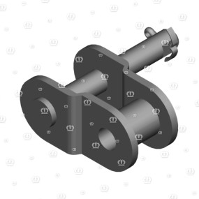 Gekr.glied 5/8″ M.splint Krone