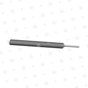 Zugfeder M. Gew.-Stück 18 X 72 X 828 Zn8 Krone