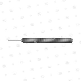 Zugfeder M. Gew.-Stück 18 X 72 X 828 Zn8 Krone