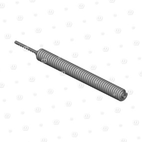 Zugfeder M. Gew.-Stück 18 X 72 X 828 Zn8 Krone