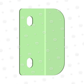 Verschleißblech 107 Lg. Krone