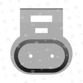 Stecker 2-P Bu Schwarz Krone