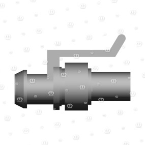 Stecker 2-P Bu Schwarz Krone