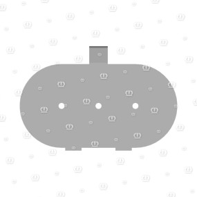 Stecker 3-P St Schwarz Krone