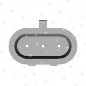 Stecker 3-P St Schwarz Krone