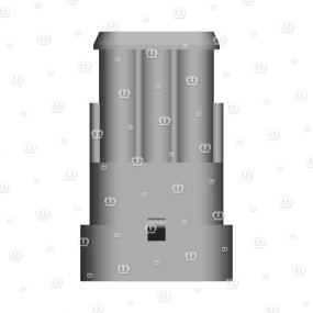 Stecker 3-P St Schwarz Krone
