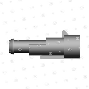Stecker 3-P St Schwarz Krone