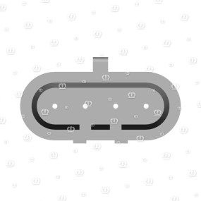 Stecker 4-P St Schwarz Krone