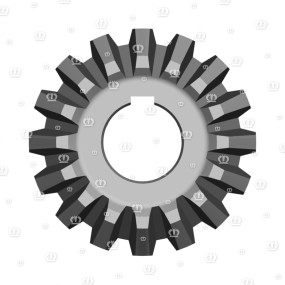 Kegelrad M=7 Z=16 90° Krone