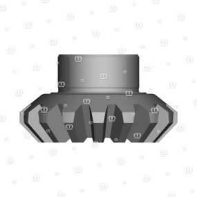 Kegelrad M=7 Z=16 90° Krone