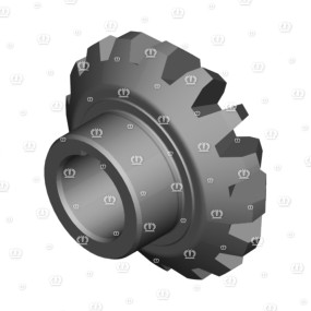 Kegelrad M=7 Z=16 90° Krone
