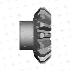 Kegelrad M=7 Z=16 90° Krone