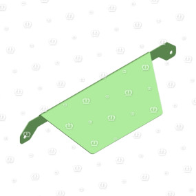 Abschirmblech Hinten, mitte Krone