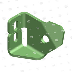 Verschlusszunge links Krone