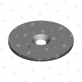 Scheibe mit Kegelsenkung 13 X 81 X 5 Zn8 Krone 200142571