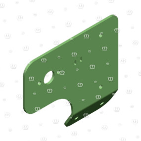 Leuchtenhalter Hinten, links Krone 200375870