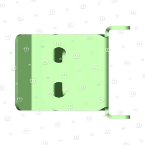 Warntafelhalter Krone