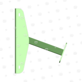 Halter Handkurbel links Krone