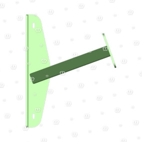 Halter Handkurbel links Krone