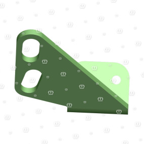 Abstreiferhalter Nr. 9, links Krone