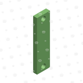 Befestigungslasche Krone