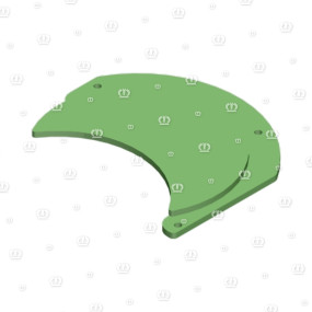 Dichtblech Innen, links Krone 200970040