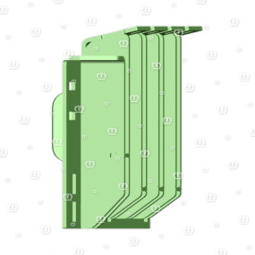 Zwischenplatte 750Mm links Krone