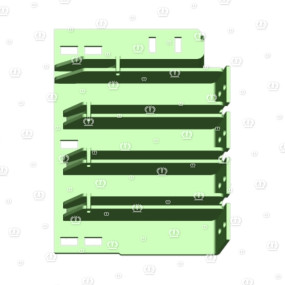 Zwischenplatte 750Mm links Krone