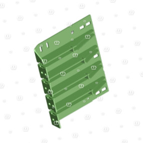 Zwischenplatte Schmal rechts Krone