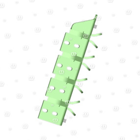 Zwischenplatte Schmal links Krone