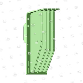 Zwischenplatte Schmal links Krone