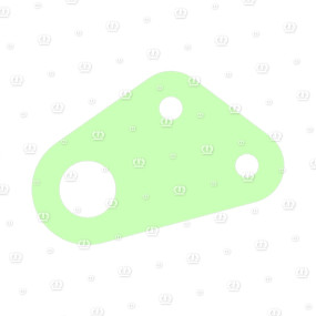 Halteplatte Krone
