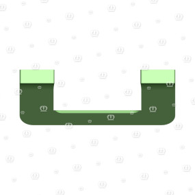 Auflageblech Krone