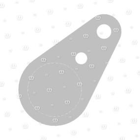 Bolzen Hinten, links Krone