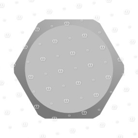 Verschl.schraube Rd=40X46 Krone