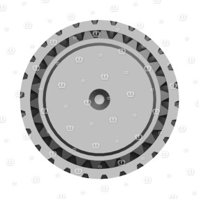 Abtriebswelle Krone