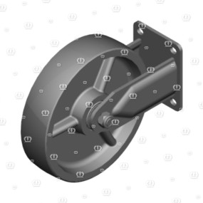 Rad D=250 Vollstahl Krone