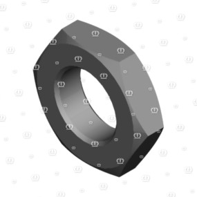 Skt.mutter M12X1 Din936 Krone 2204870