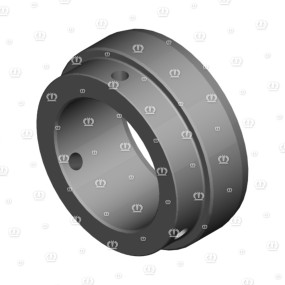 Ring Aussen Rd.100X35 Krone