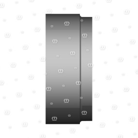 Distanzbuchse Ro=44,5X6,3 Krone