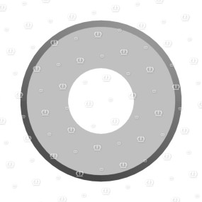 Endscheibe Rd=25X5 Krone