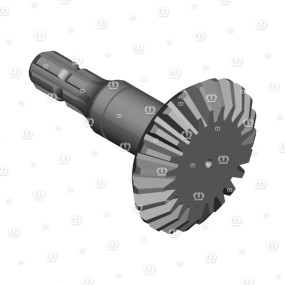Ritzelwelle 23-20 Z=23 M=6 Krone 2303910