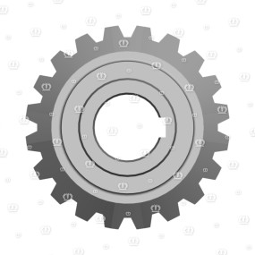 Kegelrad 20-23 Z=20 M=6 Krone