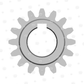 Stirnrad Z=16 Rd.60X43 Krone