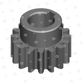 Stirnrad Z=16 Rd.60X43 Krone